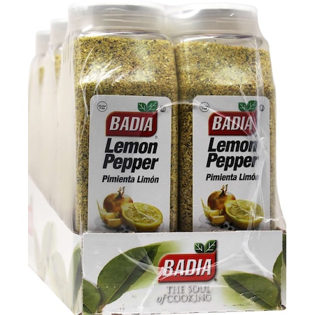 BADIA Pepper Lemon 1.5lbs, PK6 90617